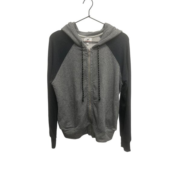 Sundry Gray Raglan Zip Hoodie - Picture 4 of 9